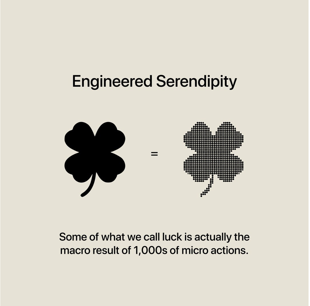 Piece of my mind #1: engineered serendipity